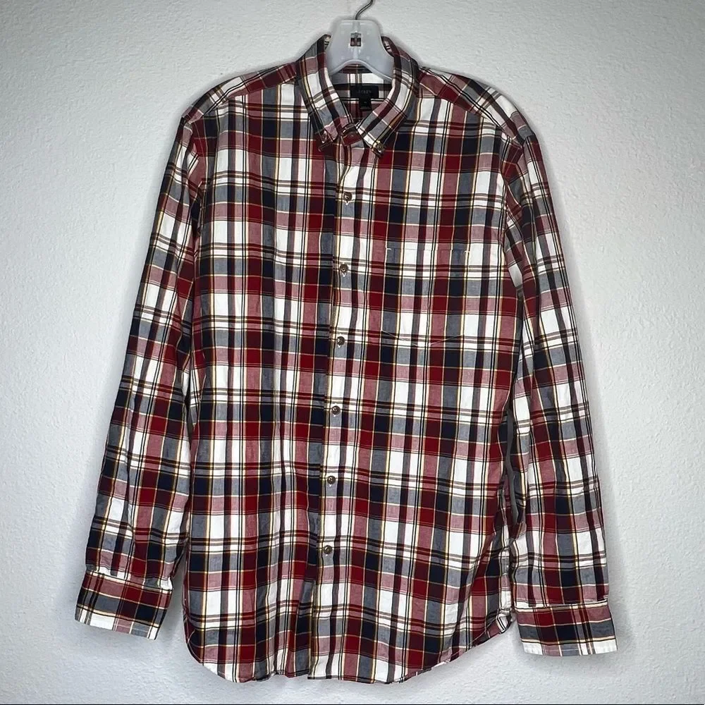 J. Crew Plaid Dress Shirt